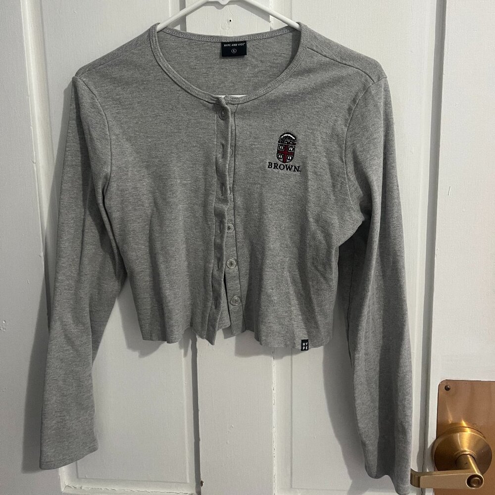 Brown Hype and Vice Button Down